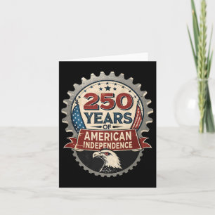 Tarjeta La Orgullosa Industria Estadounidense - 250 Años D