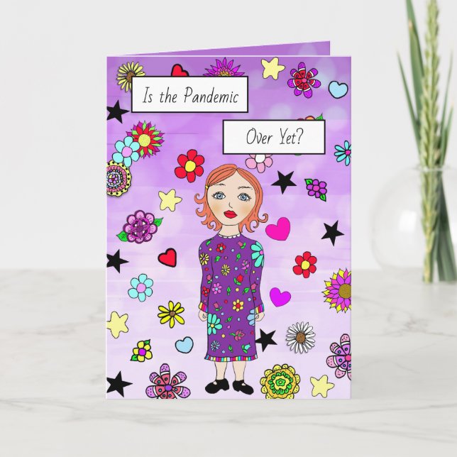 Tarjeta ¿La pandemia ya terminó? Te Extraño (Anverso)