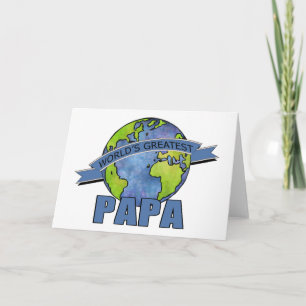 Tarjeta La papá más grande del mundo