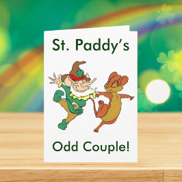 Tarjeta La pareja extraña de St. Paddy
