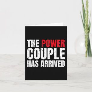 Tarjeta La Pareja Poderosa Ha Llegado Amor Del Día De San