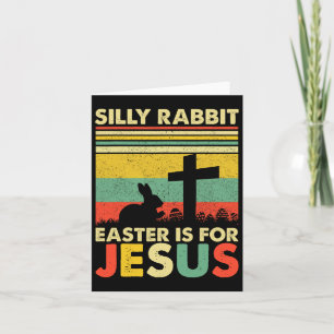 Tarjeta La Pascua De La Conejo Silenciosa Es Para Jesucris