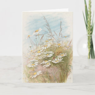 Tarjeta "La Pascua trae la primavera floreciendo" 