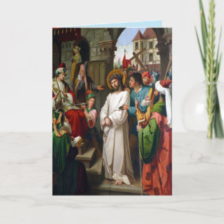 Tarjeta la pasión de la carta de saludo de los cristianos