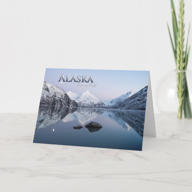 Tarjeta La paz de Alaska en la Tierra (Anverso)