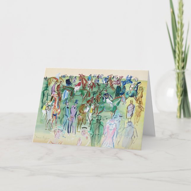 Tarjeta La pelusa | Raoul Dufy (Anverso)