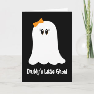 Tarjeta La pequeña Ghoul de papá