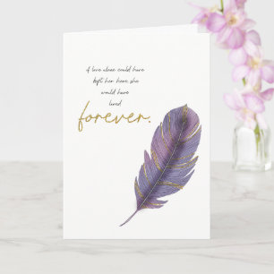 Tarjeta La pérdida de la simpatía por amor solo por ella