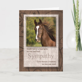 Tarjeta La pérdida de simpatía por parte del mascota de un