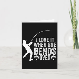 Tarjeta La Pesca Graciosa Me Encanta Cuando Se Pone Por En