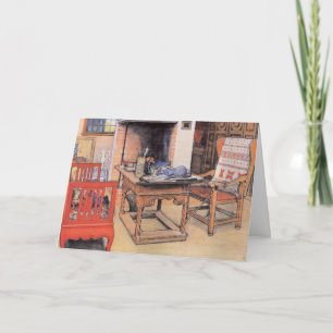 Tarjeta La pintura de Carl Larsson, Peek-a-Boo,