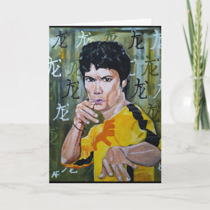 Tarjeta La pintura del dragón de Alfred Fox