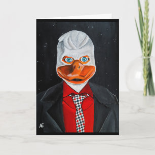 Tarjeta La pintura del pato de Alfred Fox