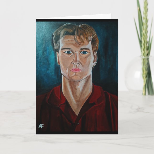 Tarjeta La pintura fantasma de Alfred Fox (Anverso)