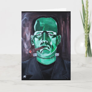 Tarjeta La pintura monstruosa de Alfred Fox