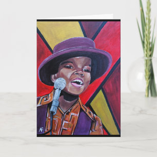 Tarjeta La pintura prodigiosa infantil de Alfred Fox