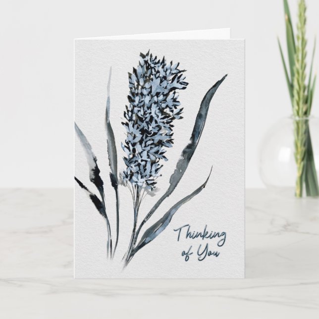 Tarjeta La primavera florecerá – Pensando en ti (Anverso)