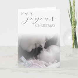 Tarjeta La primera broma de navidad del bebé - FOTO de tu