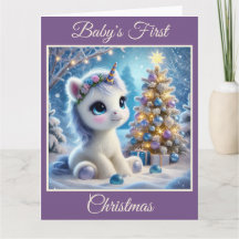 La primera Navidad de Baby Unicorn