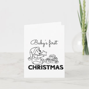 Tarjeta La primera Navidad del bebé