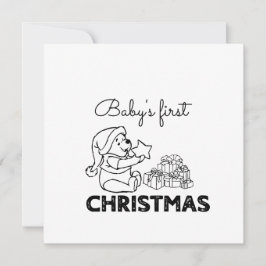 Tarjeta La primera Navidad del bebé