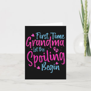 Tarjeta La Primera Vez Que La Abuela Deja Que Empiecen Las