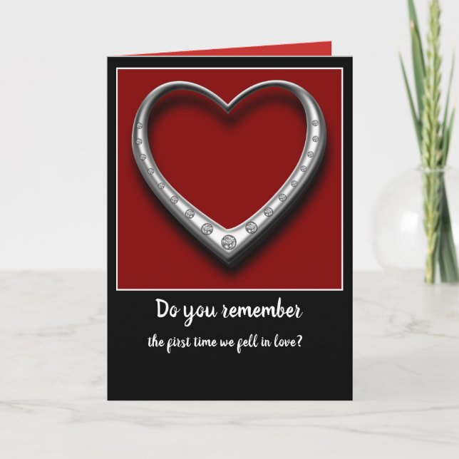 Tarjeta La primera vez que nos enamoramos (Anverso)