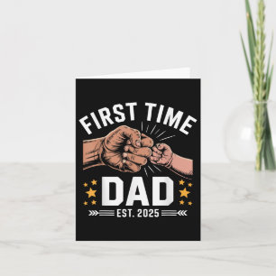 Tarjeta La Primera Vez Que Papá Est 2025 Fist Bump New Dad