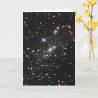 Tarjeta La primera vista de campo profundo del universo de