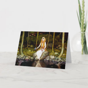 Tarjeta La princesa en el bosque