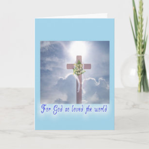 Tarjeta La promesa de Dios de la Cruz de Pascua