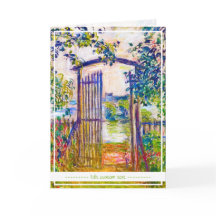 La Puerta del Jardín en Vetheuil Claude Monet vibr