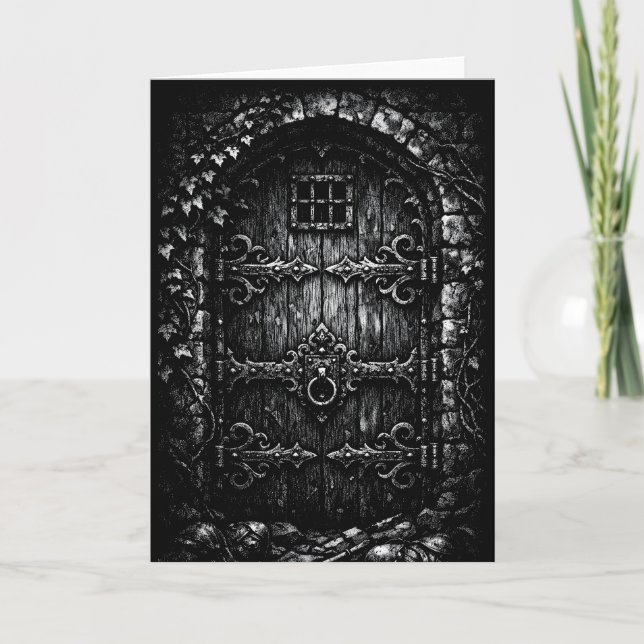 Tarjeta La puerta del mago — por BurnsInHell (Anverso)