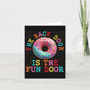 Tarjeta La Puerta Trasera Es El Humor Sucio De Adultos De