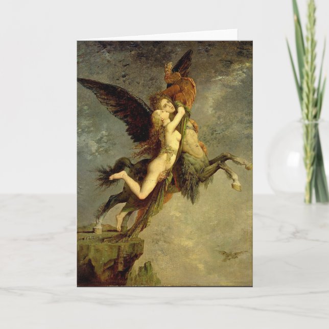 Tarjeta La quimera de Gustave Moreau (Anverso)
