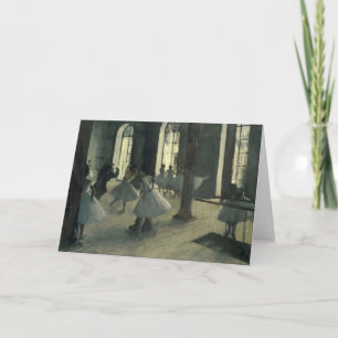 Tarjeta La Ré pé tition Au Foyer De La Danse   Edgar Deg