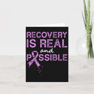 Tarjeta La recuperación es real y posible, termina con la