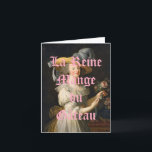 Tarjeta La Reina come pastel<br><div class="desc">¡Come pastel,  es tu cumpleaños!</div>