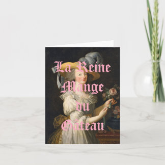 Tarjeta La Reina come pastel