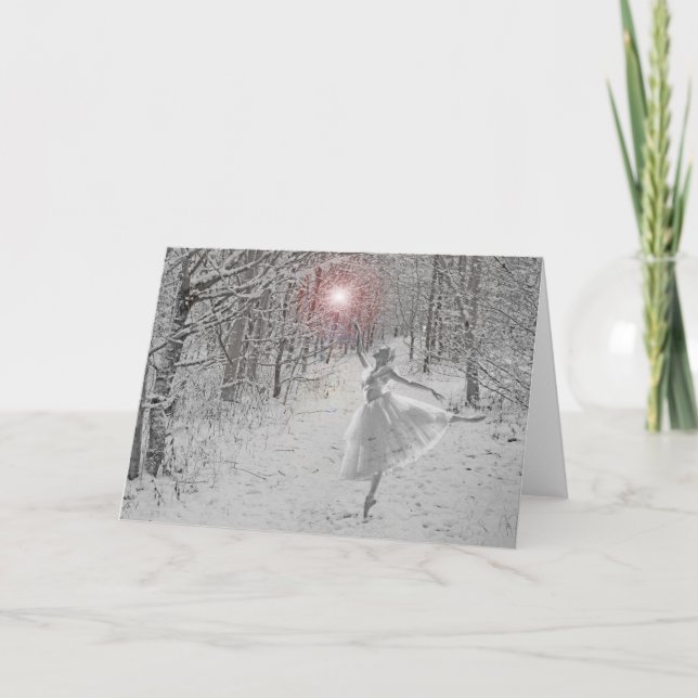 Tarjeta La reina de la nieve (Anverso)