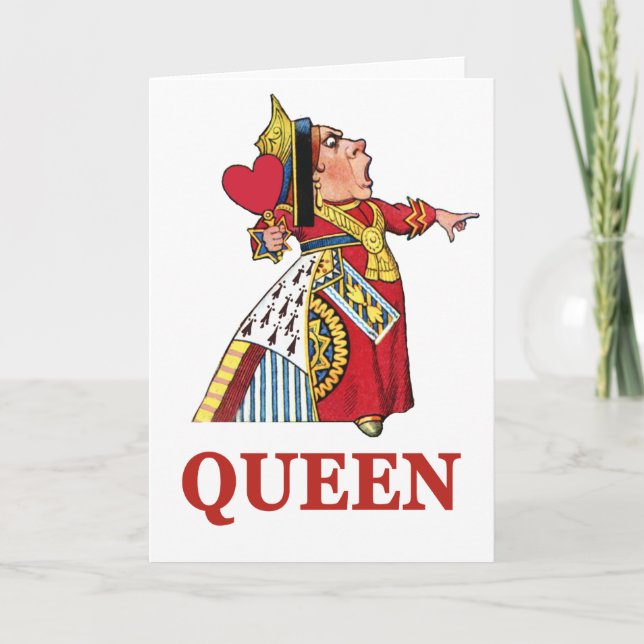 TARJETA LA REINA DE LOS CORAZONES (Anverso)