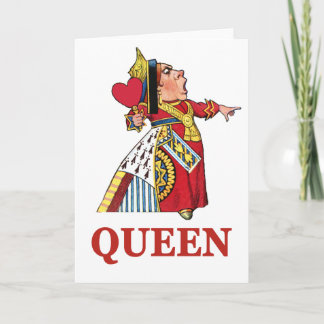 TARJETA LA REINA DE LOS CORAZONES