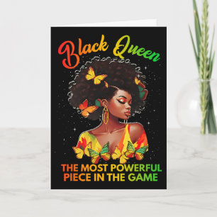 Tarjeta La Reina Negra La Pieza Más Poderosa En El Juego Y