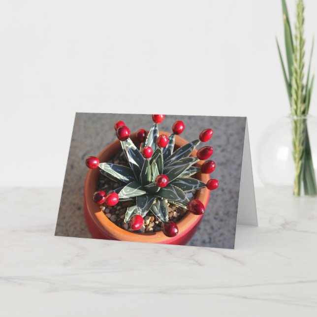 Tarjeta La reina Victoria Agave con las cerezas de DLBaldw (Anverso)