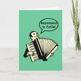 Tarjeta ¡La resistencia es inútil! (Acuerdo)