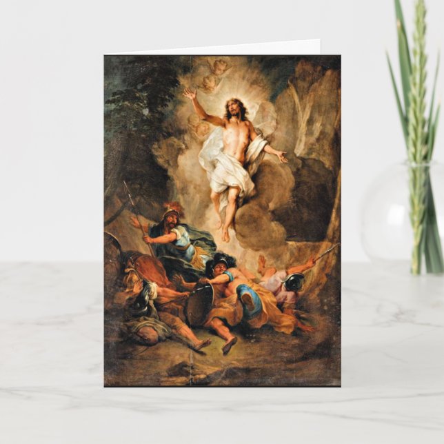 Tarjeta La resurrección de Cristo (Anverso)