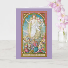 Tarjeta La resurrección de Cristo Jesús (SAU 041)