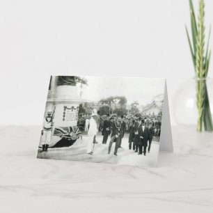 Tarjeta La revelación del monumento de guerra