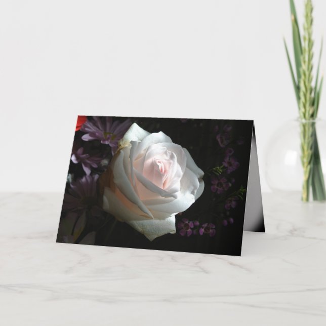 Tarjeta La Rosa Blanca - (Anverso)