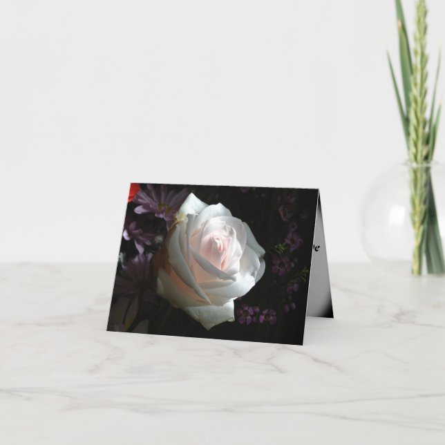 Tarjeta La Rosa Blanca - (Anverso)